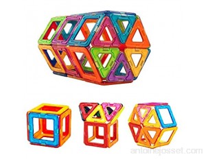 NWQEWDG Blocs magnétiques pour enfants blocs de construction aimantés jouets de construction jouets éducatifs pour enfants jeux de cerveau pour enfants 54 pièces