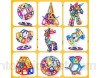 WXIAORONG Pièce magnétique 78 PCS Blocs de Construction de Puzzle d\'éducation précoce Puzzle Jouets pour Enfants Jouets en boîte DIY Blocs de Construction magnétiques Jouets d\'intelligence