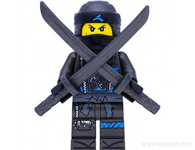 LEGO Ninjago Mini figurine NYA avec deux visages et épées dans le pays des dragons/Hunted