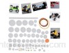 ✨Valentine\'s Day Present✨Bricolage Robot Gear modèle de jouets bricolage Robot jeu de cerveau 60 pièces ensemble d\'engrenages en plastique école pour enfants cadeaux d\'apprentissage pour bricolage m