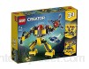 LEGO 31090 Creator Le Robot sous-Marin Setde Construction 3 en 1 avec Poisson Raie Manta pour Enfants de 7 Ans et Plus