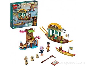 LEGO 43185 Disney Princess Le Bateau de Boun Jouet avec 2 Minidolls du Film Raya et Le Dernier Dragon de Disney