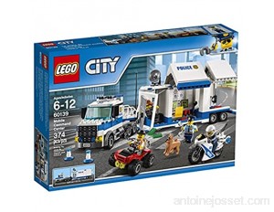 LEGO 60139 City Le Poste de Commandement Mobile de Police Jouet de Camion et Moto Jouets de Police pour Enfants