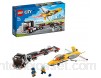 LEGO 60289 City Le Transport d\'avion de voltige Spectacle aérien de Grands véhicules Camion-Jouet avec remorque et Avion à réaction