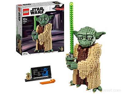 LEGO 75255 Star Wars Yoda Ensemble de Construction modèle à Collectionner avec présentoir Collection L\'attaque des Clones