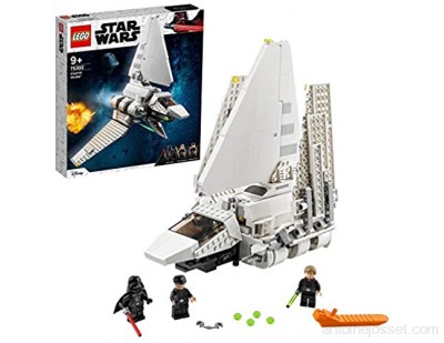 LEGO 75302 Star Wars La Navette impériale Jeu de Construction Minifigurines de Luke Skywalker avec Son Sabre Laser et Dark Vador