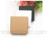Fiabilité de la sécurité 20pcs / lot Boîtes de Papier Kraft pour Thanksgiving Jour Petit Bouquet Emballage Cadeau Carton Cadeau boîte de conteneurs en Gros Papier Color : Black 6x6x1.5cm