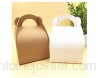 JLZK Fiabilité de la sécurité 100pcs / lot 10x10x14.5cm Brown Brown Kraft Paper Coffres de boîtes pour boîtes d\'alimentation en Biscuit Accepter des personnalisés en Gros Papier Color : Brown