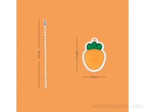 Journal mignon à 3 trous - Mini carnet de notes à feuilles volantes - Organiseur de classeur - Fournitures scolaires Kawaii couleur : Hu Luo Bo