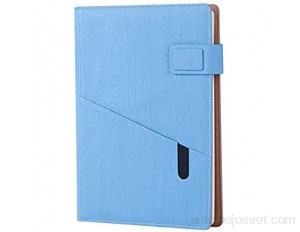 LWLEI Notebook Journal Multifunction A5 Journal Note de la Note Imitation Cuir Journal d'affaires Memos Office School Papeterie Couleur: Rouge Song Color : Sky Blue