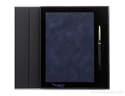 LWLEI Notebook Journal Notebook A5Thicken Papeterie Business Diaryoffice Meeting College College Student Journal Simple Journal Créativité Journal Couleur: Jaune Golden Song Color : Dark Blue
