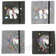 Michel-Toys 10759 Bloc Notes Licorne Carton Multicolore 8 5 x 8 5 x 1 5 cm