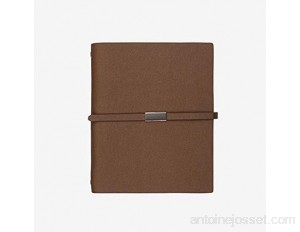 Notebook Notebook Journal Couverture rigide Calendrier de papier d'épaisseur de qualité supérieure classique Calendrier de plan de plan quotidien Journal d'efficacité du plan quotidien 9.3x7.5inch Jo