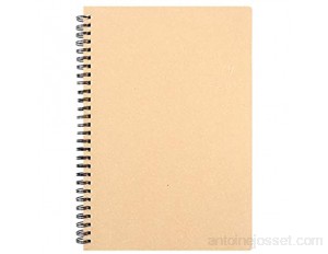 WDX- Rollover Coil Notebook Simple Business Notebook Solide Journal Couleur B5 Bloc-Notes Enregistrement Color : Beige