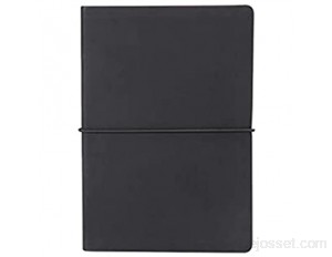 YLLAND Notebook Rouge Noir Soft Soft Cuir Universal Notebook Business Meeting Carnet de Voyage American Retro Simple High-But Donnez Journal Couleur: Noir LNNDE Color : Black