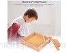 Plateau à sable en bois Montessori jouets éducatifs pour les enfants en toute sécurité jouets cognitifs pour le développement du cerveau pour les enfants âgés de 2 à 4 ans pour apprendre