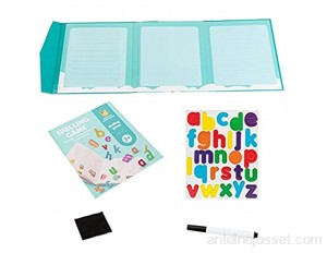 Sunnyushine Jeu de lettres de l'alphabet magnétique pour apprendre les premières classes jeu de mots magnétiques Montessori lettres anglaises assorties