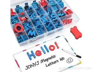 Cavis 216 PièCes SéRies Kit de Lettres de L'Alphabet MagnéTique avec Tableau MagnéTique ABC Majuscules et Minuscules pour Outil d'apprentissage de L'Orthographe pour Enfants