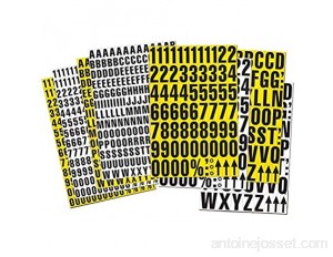 Chiffres magnétiques 43mm haut Message 0-9 Nb de feuillets 1 couleur:blanc