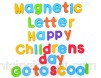 coloré Jouets pour bébé 114 pcs magnétique lettres en mousse EVA pour enfant de jour