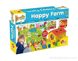 Lisciani – Jeux 1er Age – Carotina Baby – Happy Farm – Boite A Formes - 72248