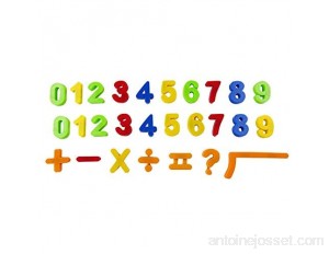 Multicolore Numéros Magnétiques Alphabet Réfrigérateur Aimant Apprentissage Éducation Enfants Jouet Chiffres Arabes Durable et utile
