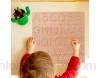 Tableau de traçage l\'alphabet tableau l\'alphabet bois double face Montessori Lettres développement éducatives Intéressant d\'écriture lettres Jouet d\'apprentissage scolaire enfants d\'âge préscolaire