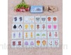 Cartes de correspondance cognitives cartes d\'apprentissage de marchandises jouets éducatifs précoces avec 16 paires correspondantesAnimaux
