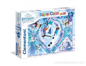 Clementoni - 24072 - Supercolor Puzzle - Olaf's Frozen Adventure - 24 Pièces - Disney
