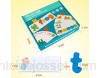 Coogam Voir Orthographe Jouet d\'apprentissage en Bois ABC Alphabet Flash Cartes Correspondant Forme Lettre Jeux Montessori Préscolaire Tige Jouets Éducatifs Cadeau pour Tout-Petits Enfants