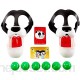 Mattel Games Merci de Nourrir les Pandas jeu de société ​avec masques de panda balles et cartes pour enfants de 7 ans et plus GMH35