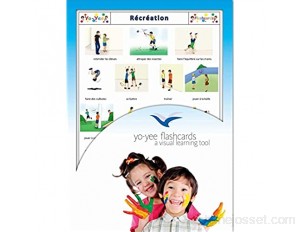 Yo-Yee Flashcards Cartes Images pour l’Encouragement linguistique - Récréation - pour l’enseignement de l‘français à la garderie au Jardin d’Enfants et à l’école Primaire