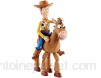 Disney Pixar Toy Story 4 Coffret Aventure Figurines Articulées Woody & Pile-Poil Tailles Fidèles au Film pour Rejouer les Scènes du Film Jouet pour Enfant GDB91