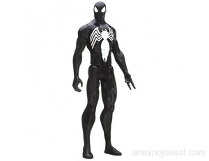 Marvel Ultimate Spider-Man Titan Hero Series Black Suit Spider-Man Figure - 12 Inch by Spider-Man