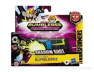 Transformers Bumblebee Cyberverse Adventures - Robot Action 2 en 1 Bumblebee Stealth Force - 10 5 cm - Jouet Transformable 2 en 1