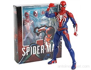 WXFQY Jouet pour Enfant Marvel Avengers Infinity War Statue Spiderman de Fer d'araignée PVC Figurine Modèle de Collection Superhero Toy Doll Color : R 15cm