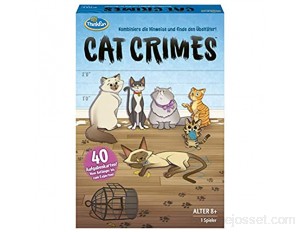Cat CrimesTM ThinkFun: Kombiniere die Hinweise und finde den Übeltäter!