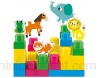 Lisciani Baby Blocks Jeux 1ER Age - Carotina Animaux 2 en 1 Multicolore 72316 - Version Italienne