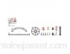 Quercetti- Rollercoaster Skyrail Starter Set Jeu de Construction-Circuit de Billes créatif 6429 Coloré 30 x 8 x 30cm