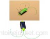 Energie Solaire Powered Grasshopper/Cricket Solaire Black Power Cockroach Bug Jouet pour Enfants