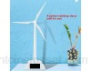 FTVOGUE Moulin à vent solaire - Modèle de bureau - Artisanat pour enfants - Jouet éducatif