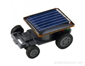 Gadget solaire pour voiture - Mini jouet éducatif à énergie solaire - Jouet éducatif pour enfants