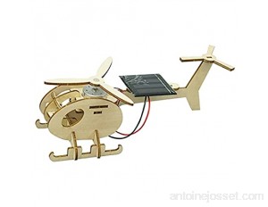 Hotar Puzzle en bois 3D à énergie solaire - Kit de bricolage mécanique pour enfants et adultes