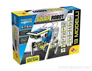 Lisciani Giochi- Science Hi Tech Robot 14 modèles énergie Solaire Multicolore 73245
