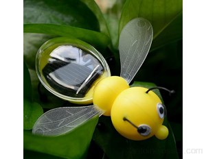 RUIYELE Jouet abeille solaire - Mini robot à énergie solaire - Jouet pour enfants - Pour Noël et anniversaire - Jouet éducatif - Cadeau idéal