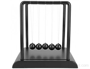 Atyhao Boules d'équilibre de Newton Boules d'acier d'équilibre de Berceau de Newton Ornements de Pendule de Science de Physique Bureau de Jouet Intelligent