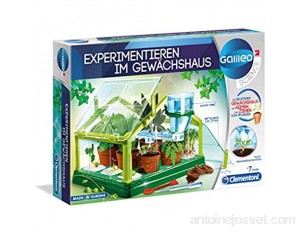 Clementoni 59081 Galileo Science – Expérimenter dans la Serre jardinière et graines pour Mini jardiniers et botaniques pour Enfants à partir de 7 Ans