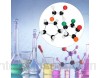 Sheens 240Pcs Liaison moléculaire kit Orbital moléculaire modèle Ensemble Organique modèle de biochimie inorganique pour étudiants Enseignants Jeunes scientifiques