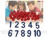 Karrychen Compteur de Cartes Montessori Aide à l\'enseignement école mathématique Programme Scolaire Jouet