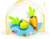 Feixing Jeu de mémoire Légumes - Carotte Harvest - Jouets en bois - Enfants - Motricité fine - Développement - Montessori - Jeu éducatif - Cadeau